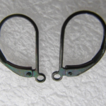 Must kõrvarõngahaak 17 mm, 1 paar