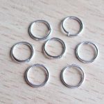 Hõbedane rõngas 7 mm 10 tk