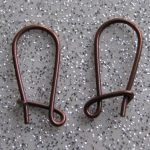 Antiikvaskne kõrvarõngahaak 17 mm, 1 paar
