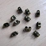 Antiikpronks kõrvarõngatagused 4x5 mm 2 tk/1 paar