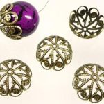 Filigraanne helmekübar 20 mm ant.pronks 1 tk