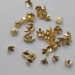 Kuldne helmekübar 6 mm 10 tk