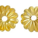 Kuldne helmekübar 6 mm 10 tk