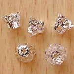 Hõbedane helmekübar 6x5 mm 10 tk