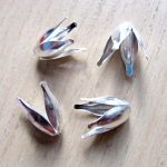 Hõbedane helmekübar 13x8 mm 1 tk