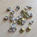 Klaaskristall koonus SS23 crystal 1 tk