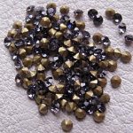 Klaaskristall koonus 2 mm (SS6) tanzanite 1 tk