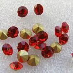 Klaaskristall koonus 3,8 mm (SS15) hele siiam 1 tk