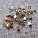 Klaaskristall 2,8 mm (SS10) topaas 1 tk