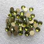 Klaaskristall 3,9 mm/SS16 oliiv 1 tk