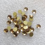 Klaaskristall 3,9 mm/SS16 topaas 1 tk