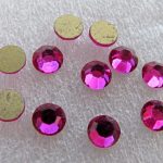Klaaskristall 4,7 mm (SS20) fuksia1 tk