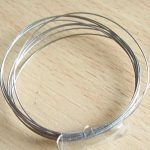 Hõbehall helmetross 0,45 mm 1 m