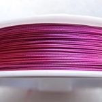 Fuksia värvi helmetross 0,38 mm 1 m