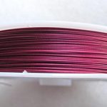 Lillakaspunane helmetross 0,38 mm 1 m