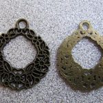 Antiikpronks ripats 30x26 mm 1 tk