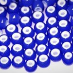 Seemnehelmed 8/0 koobaltsinine valge auguga ca 5 g