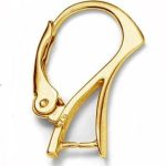 AG 925/24K kullatud kõrvarõngahaak ripatsile 2 tk 20x11mm