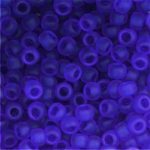 Toho ümarad 11/0 tr. frosted dark sapphire ca 5 g