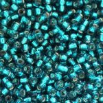 Toho ümarad 15/0 silver-lined teal ca 5 g