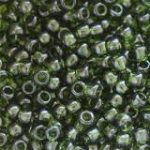 Toho ümarad 11/0 transparent olivine ca 5 g
