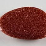 Pruun kuldkivi lapik 3,5x2,7x1cm, 1 tk