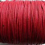 Puuvillanöör 1,5-2 mm punane, 1 m