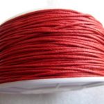 Punane puuvillanöör 0,8 mm, 1 m