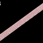 Satiinpael 3 mm heleroosa, 1 m