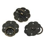 Antiikpronks käepide rõngaga 3,1x2,9 cm, 1 tk