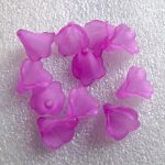 Lucite kalla 10 mm violet, 1 tk