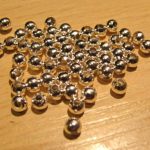 Hõbedased helmed 4 mm 10 tk