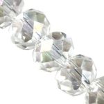 CrystaLine rondell läbipaistev AB 6x8 mm 1 tk