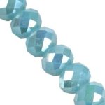 CrystaLine rondell aqua AB 3x4 mm 1 tk