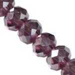 CrystaLine rondell ametüst AB 3x4 mm 1 tk