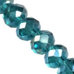 CrystaLine rondell blue zircon AB 4,5x6 mm 1 tk