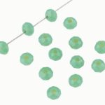 Lihvitud rondell 4x3 mm - Pacific Opal, 1 tk