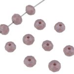 Hallikaslilla lihvitud rondell 4x3 mm 1 tk