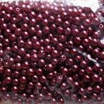 Veinipunased plastikpärlid 6 mm, 10 tk