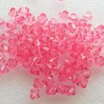 Roosad akrüülrombid 6 mm 10 tk