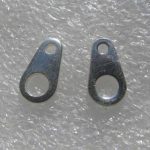 Plaatina värvi kinnise vastasosa 9 mm 1 tk