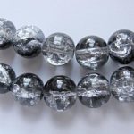 Must/läbipaistev mõraline 12 mm 1 tk