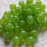 Klaashelmes 3 mm läbikumav roheline, 10 tk