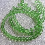 Ümar roheline klaashelmes 3 mm, 10 tk