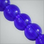 Ümar tumesinine klaashelmes 3 mm, 10 tk