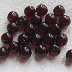 Klaashelmes 6 mm mustjaspunane, 10 tk