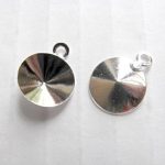 Hõbedane pesa 1-aasaga 8 mm 1122 rivolile, 1 tk