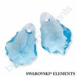 Swarovski baroque ripats aquamarine 16x11 mm, 1 tk