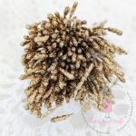 Dress My Craft tolmukad sätendav kuldne 100tk 2mm/6cm DMCFL8668