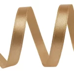 Kuldpruun satiinpael 6 mm, pakis 1 m